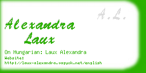 alexandra laux business card